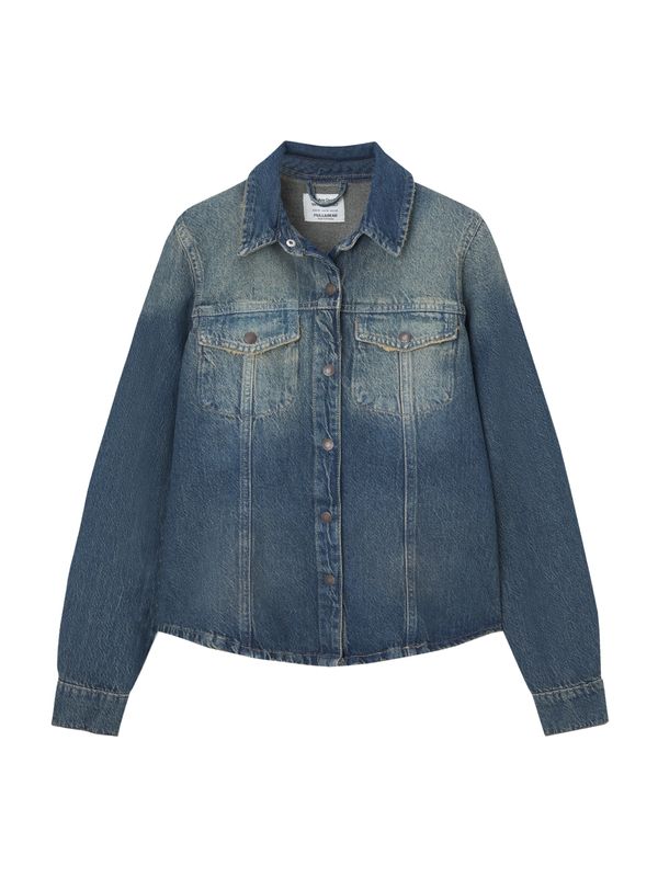 Pull&Bear Pull&Bear Преходно яке  син деним