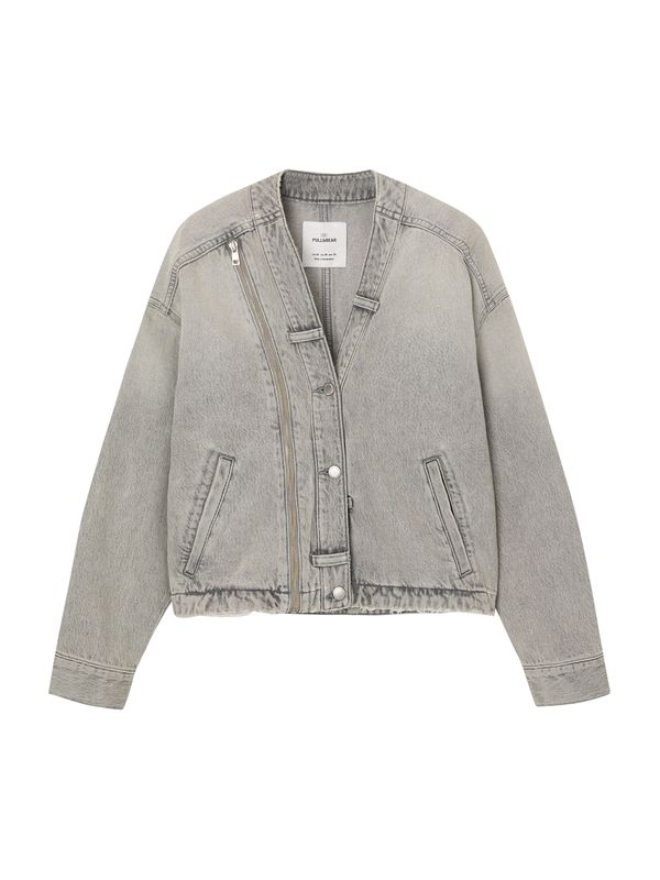 Pull&Bear Pull&Bear Преходно яке  сив деним