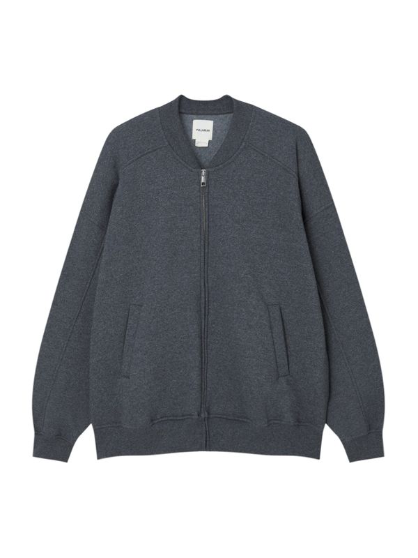 Pull&Bear Pull&Bear Преходно яке  сив меланж