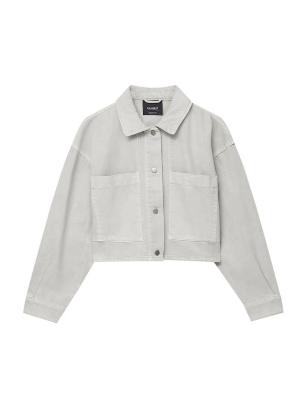 Pull&Bear Pull&Bear Преходно яке  сиво