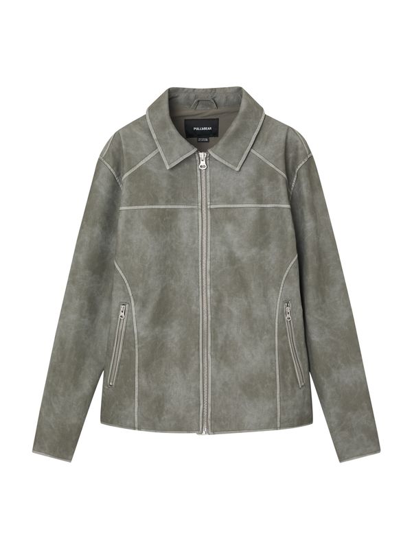 Pull&Bear Pull&Bear Преходно яке  сиво