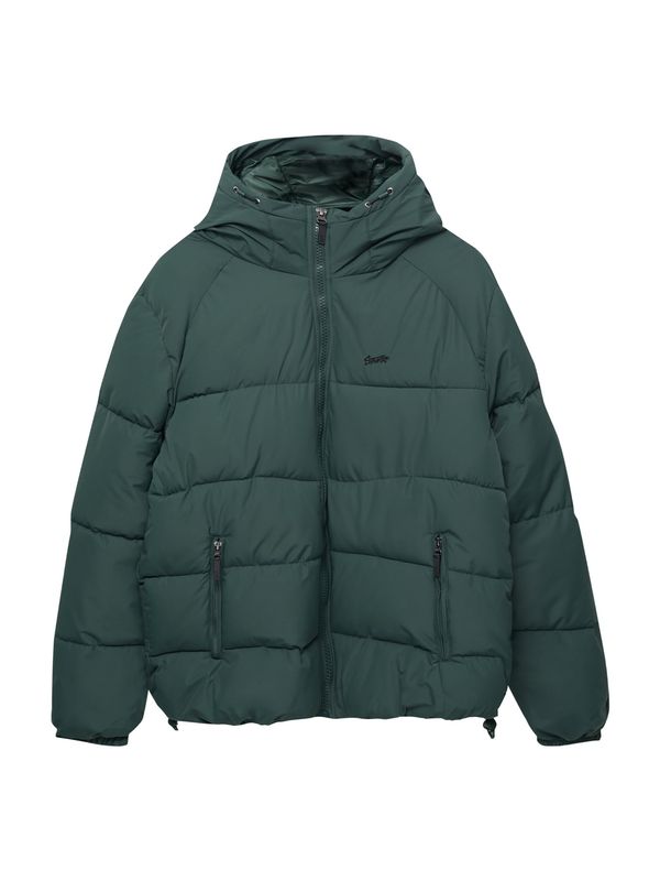 Pull&Bear Pull&Bear Преходно яке  смарагдово зелено