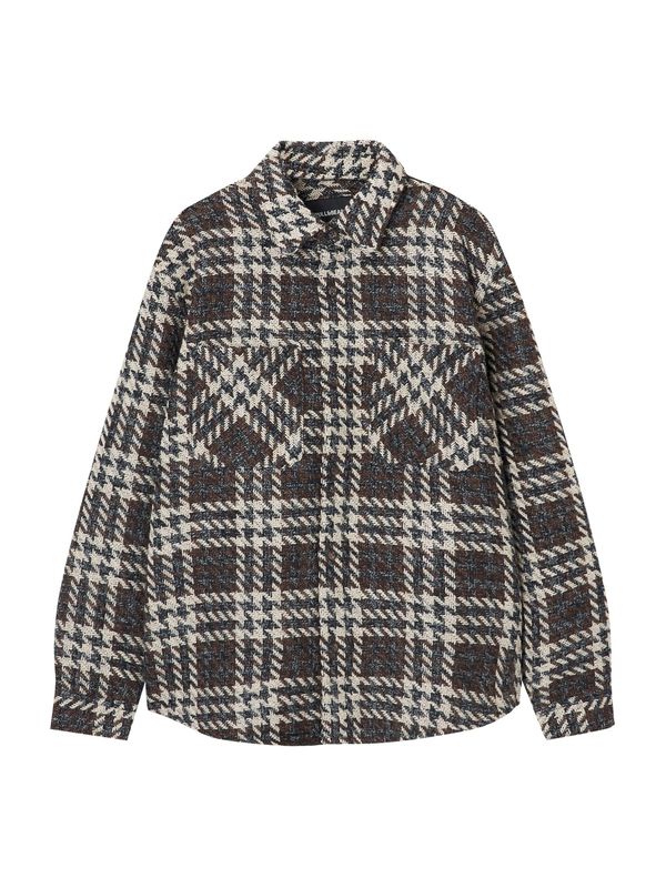 Pull&Bear Pull&Bear Преходно яке  светлобежово / антрацитно черно