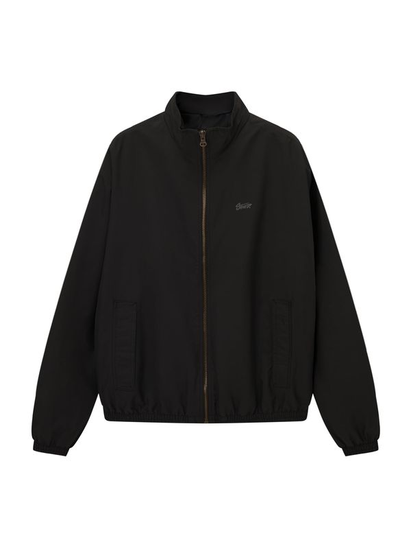 Pull&Bear Pull&Bear Преходно яке  светлосиво / черно