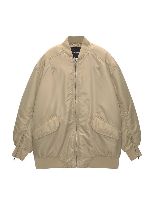 Pull&Bear Pull&Bear Преходно яке  тъмнобежово