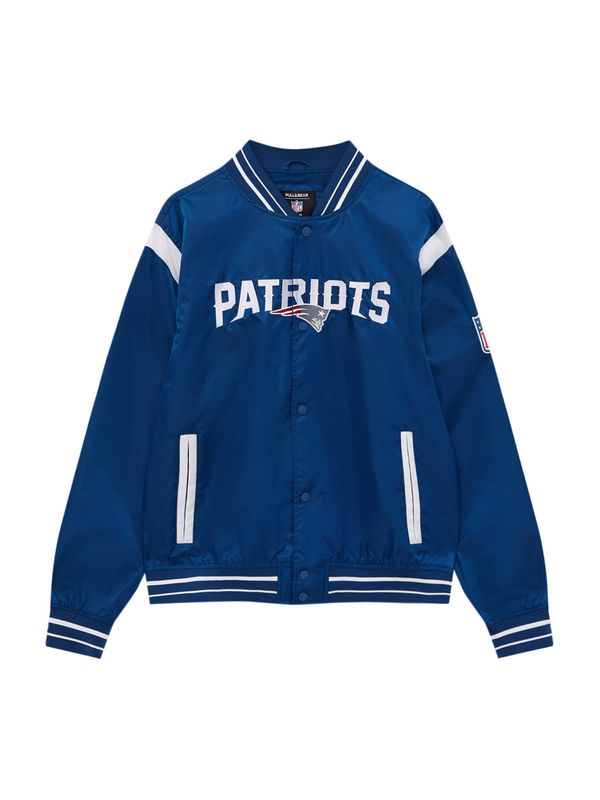 Pull&Bear Pull&Bear Преходно яке  тъмносиньо / бяло