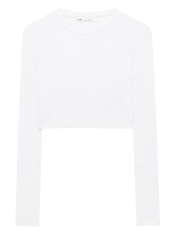 Pull&Bear Pull&Bear Пуловер  бяло