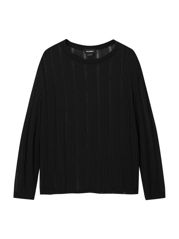 Pull&Bear Pull&Bear Пуловер  черно