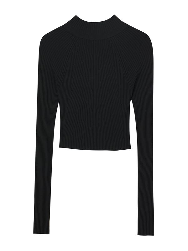 Pull&Bear Pull&Bear Пуловер  черно