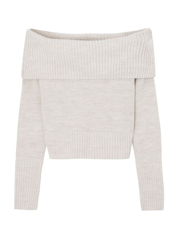 Pull&Bear Pull&Bear Пуловер  екрю