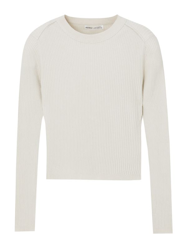 Pull&Bear Pull&Bear Пуловер  екрю