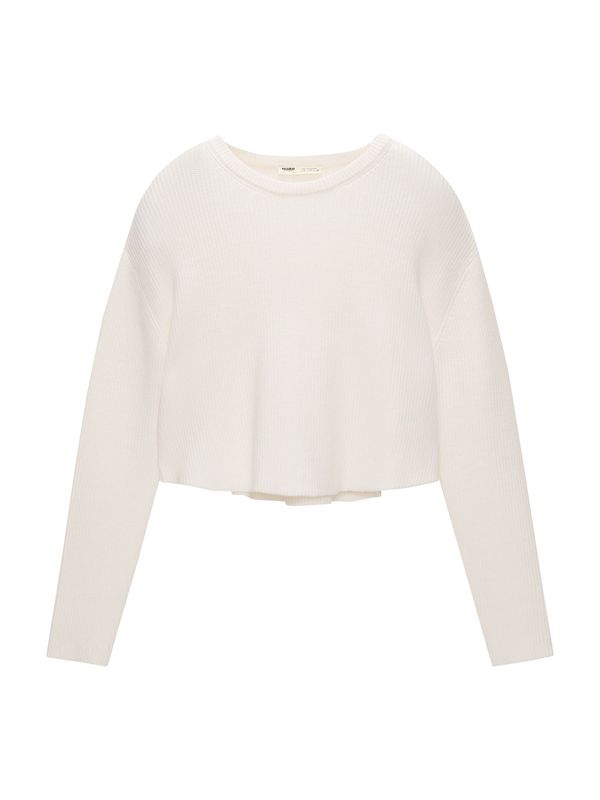 Pull&Bear Pull&Bear Пуловер  екрю