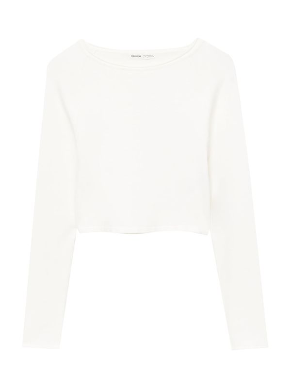 Pull&Bear Pull&Bear Пуловер  екрю