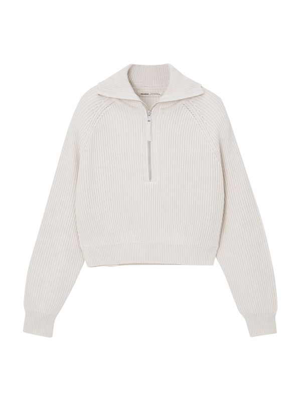 Pull&Bear Pull&Bear Пуловер  екрю