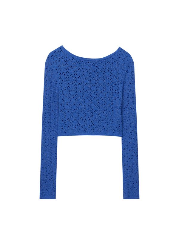 Pull&Bear Pull&Bear Пуловер  кралско синьо