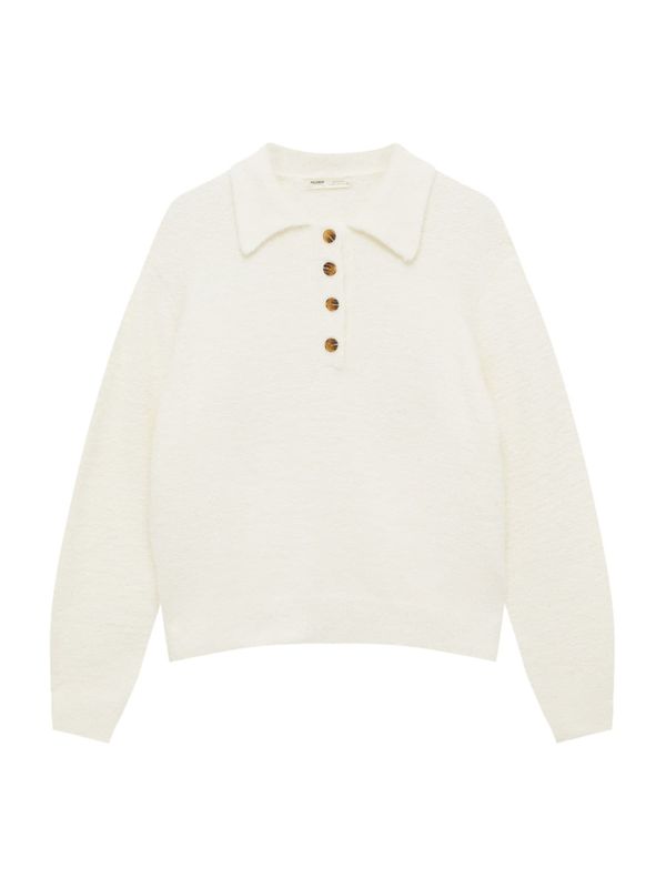 Pull&Bear Pull&Bear Пуловер  кремаво