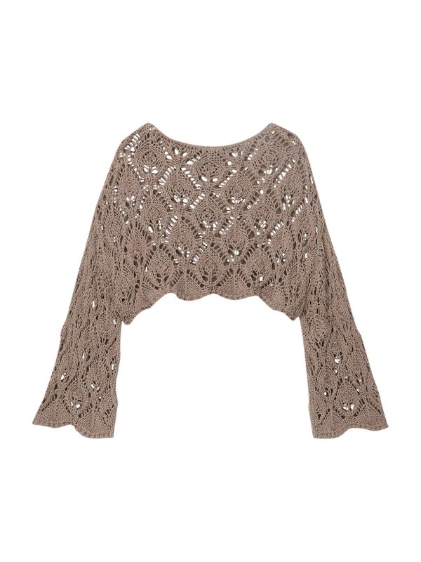 Pull&Bear Pull&Bear Пуловер  мока