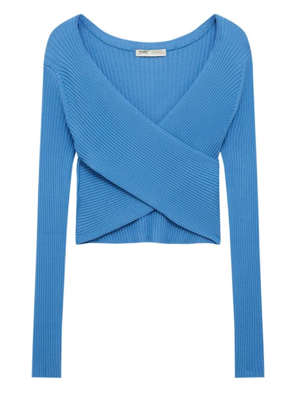 Pull&Bear Pull&Bear Пуловер  небесносиньо