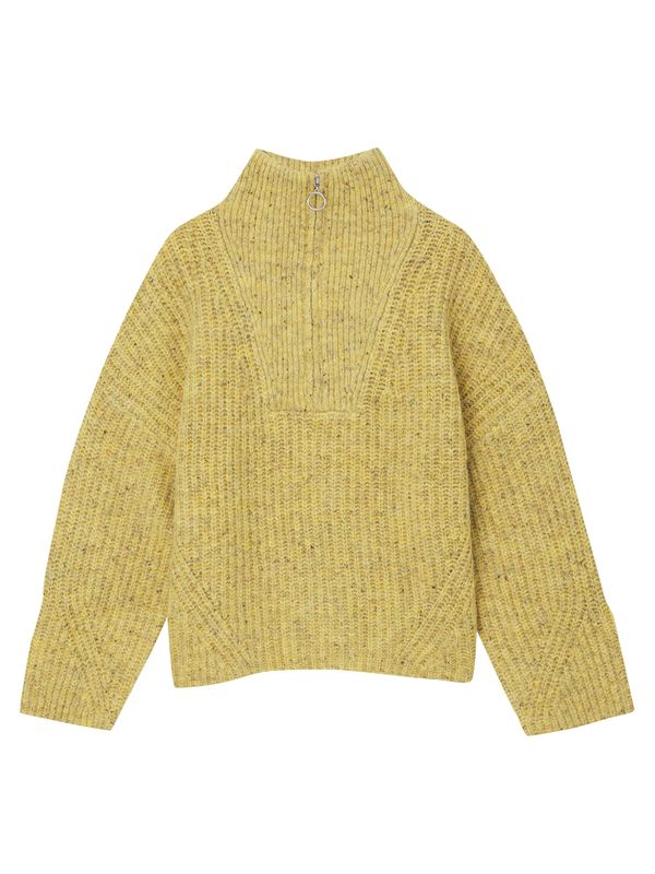 Pull&Bear Pull&Bear Пуловер оувърсайз  горчица