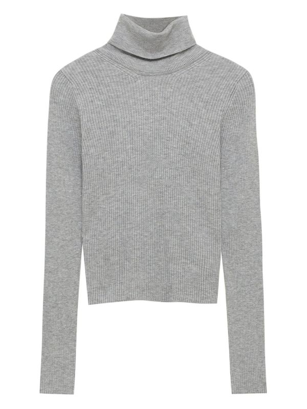 Pull&Bear Pull&Bear Пуловер  сив меланж