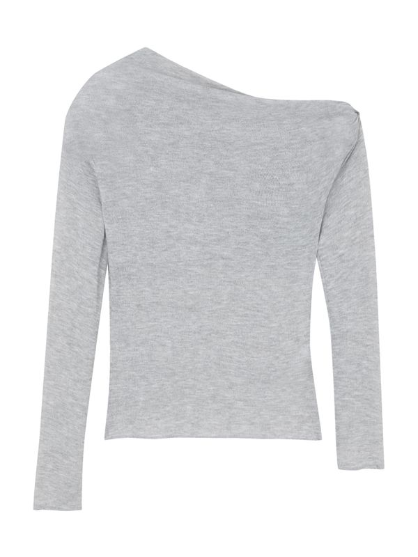 Pull&Bear Pull&Bear Пуловер  сив меланж