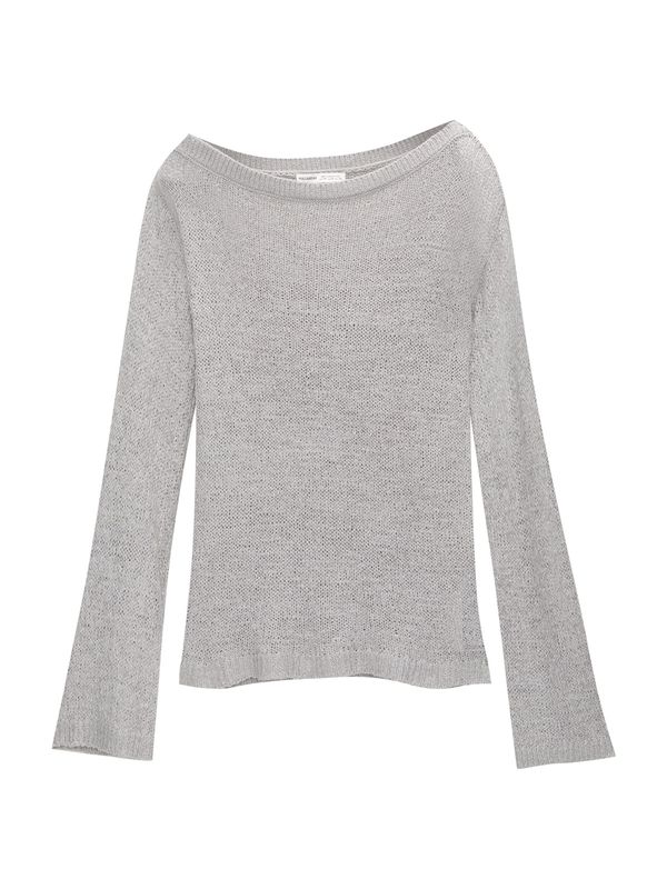 Pull&Bear Pull&Bear Пуловер  сиво