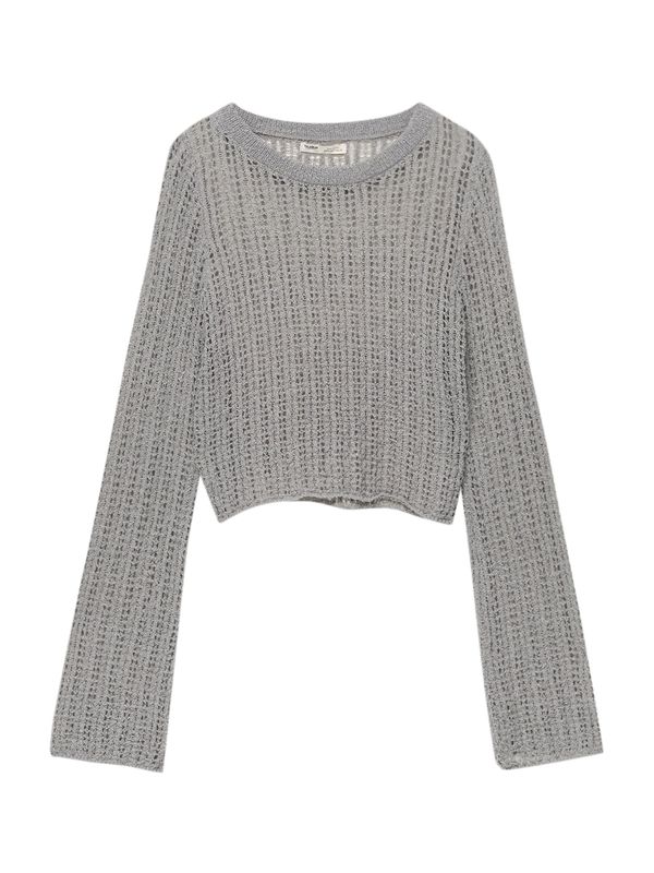 Pull&Bear Pull&Bear Пуловер  сиво