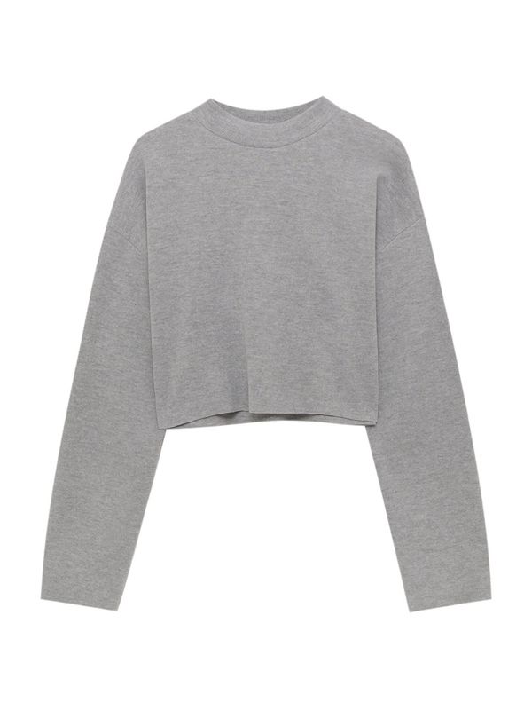 Pull&Bear Pull&Bear Пуловер  сиво