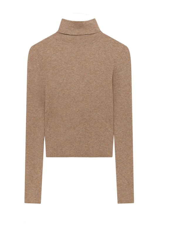 Pull&Bear Pull&Bear Пуловер  светлокафяво