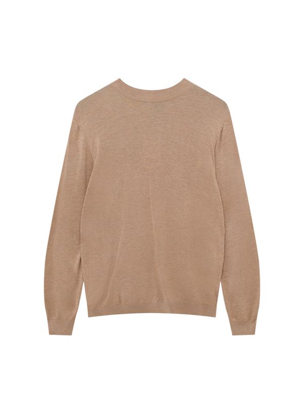 Pull&Bear Pull&Bear Пуловер  тъмнобежово
