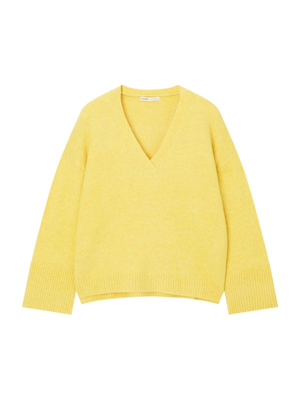 Pull&Bear Pull&Bear Пуловер  жълто