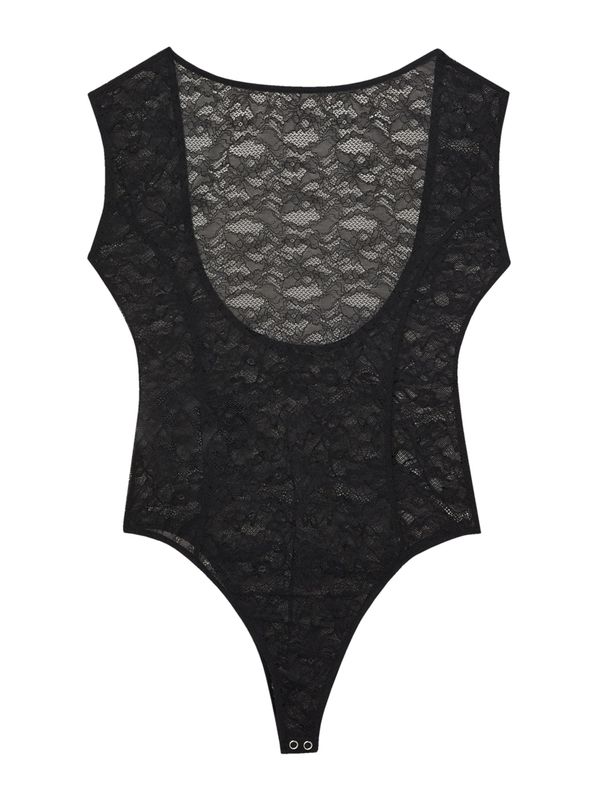 Pull&Bear Pull&Bear Риза боди  черно