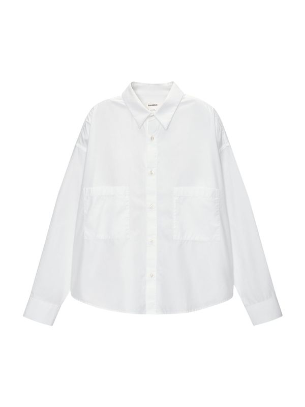 Pull&Bear Pull&Bear Риза  бяло