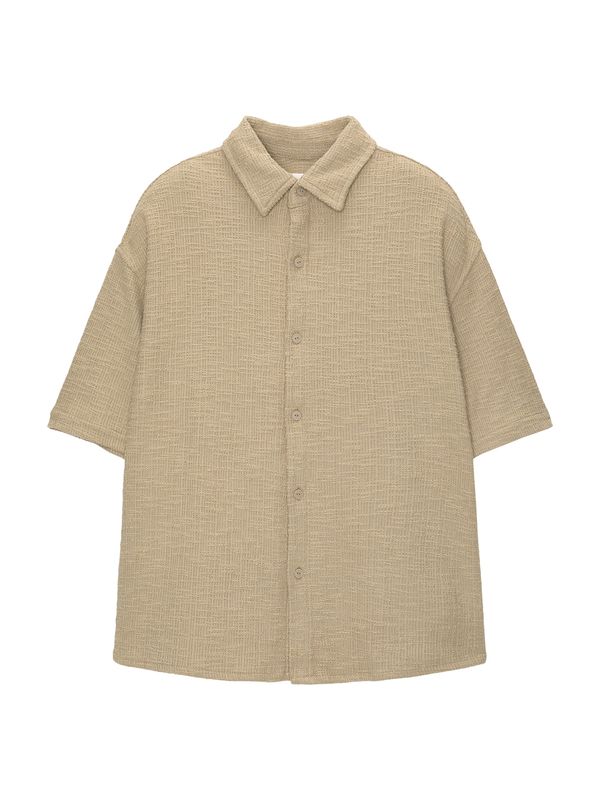 Pull&Bear Pull&Bear Риза  светлокафяво