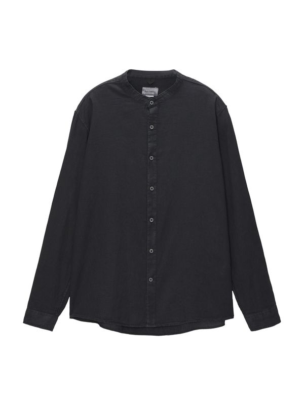 Pull&Bear Pull&Bear Риза  тъмносиво