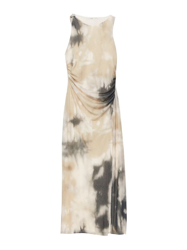 Pull&Bear Pull&Bear Рокля  бежово / тъмносиво