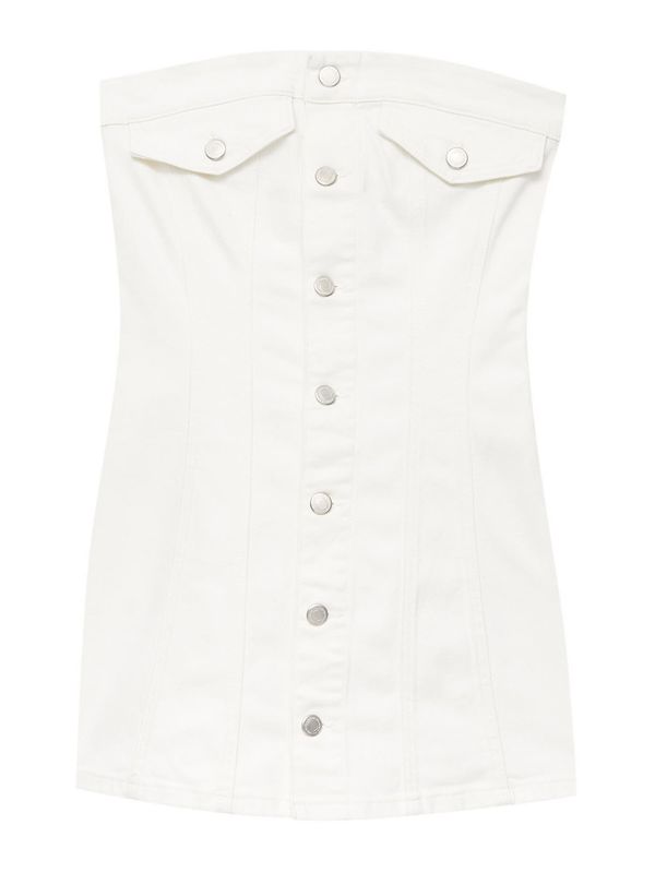 Pull&Bear Pull&Bear Рокля  бяло