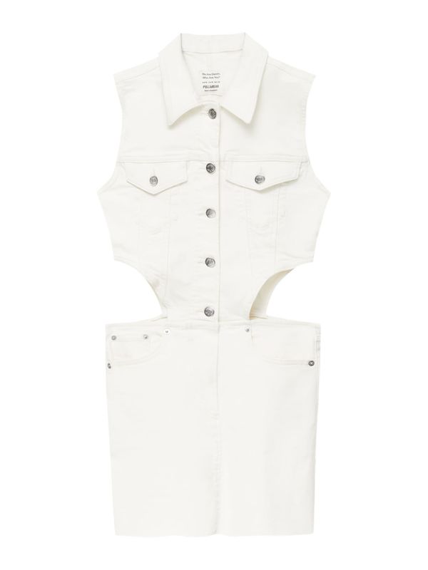 Pull&Bear Pull&Bear Рокля  бяло