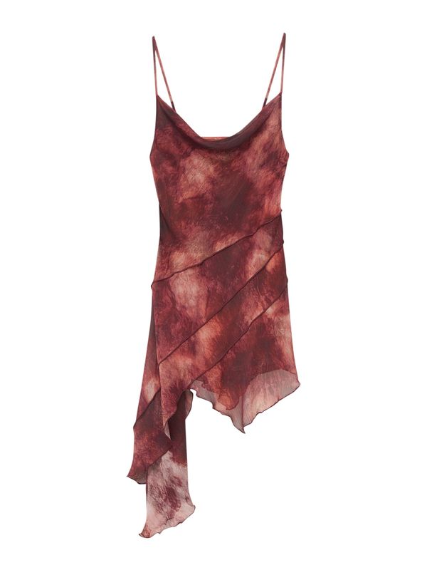 Pull&Bear Pull&Bear Рокля  гренадин / бургундово червено / пастелно червено