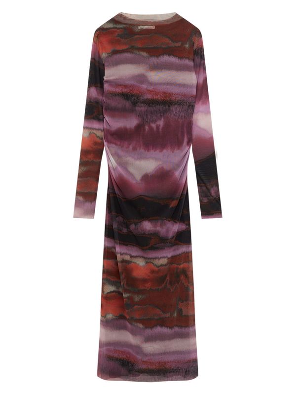 Pull&Bear Pull&Bear Рокля  лилав / тъмнолилаво / тъмно коралово / бургундово червено