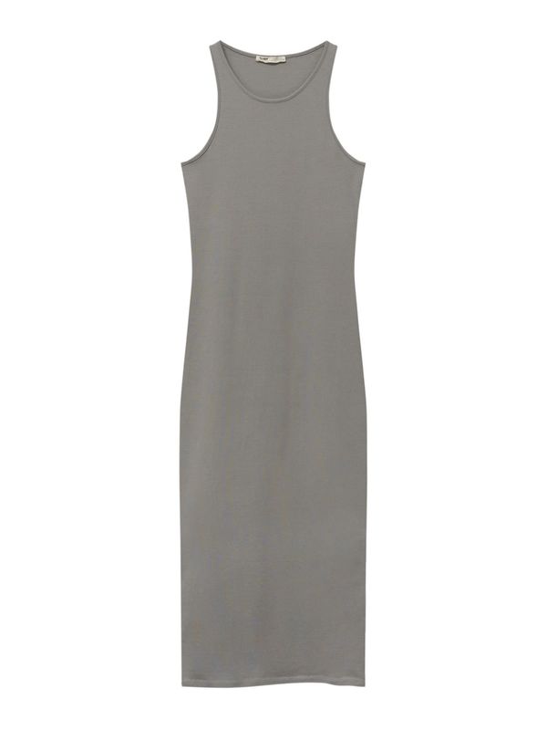 Pull&Bear Pull&Bear Рокля  опушено синьо