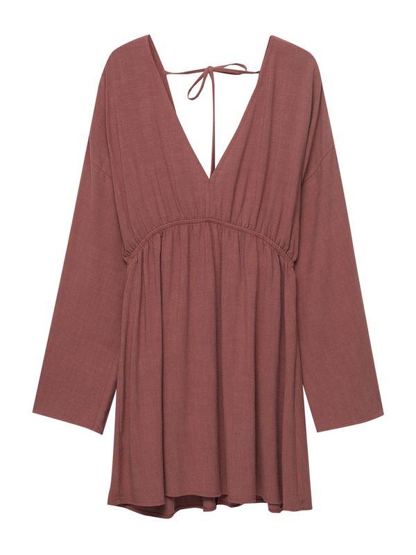 Pull&Bear Pull&Bear Рокля  пастелно червено