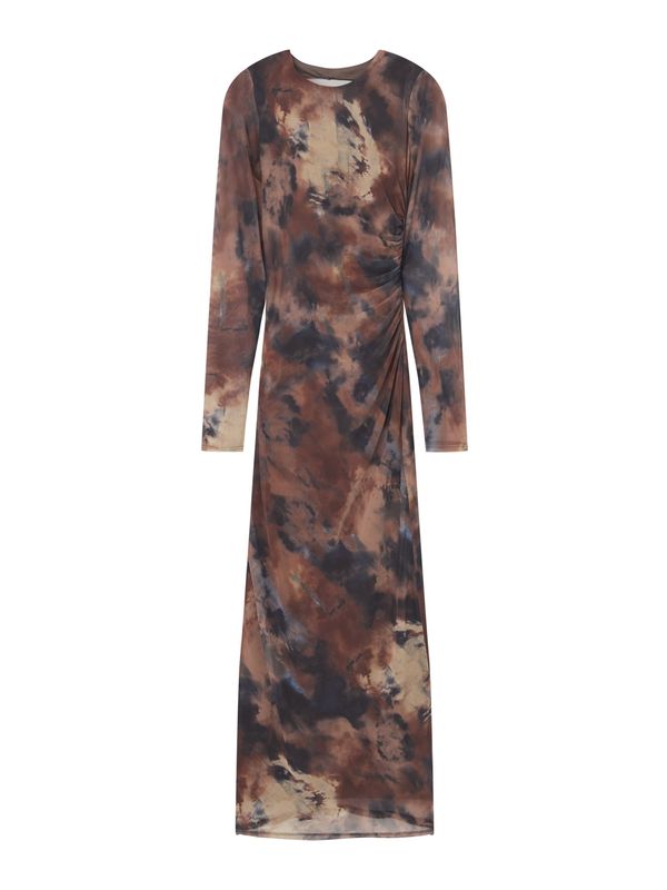 Pull&Bear Pull&Bear Рокля  шоколад / капучино / черно