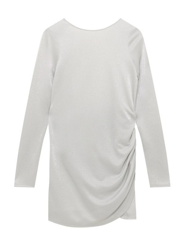 Pull&Bear Pull&Bear Рокля  сребърно