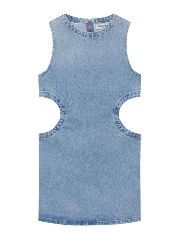 Pull&Bear Pull&Bear Рокля  светлосиньо