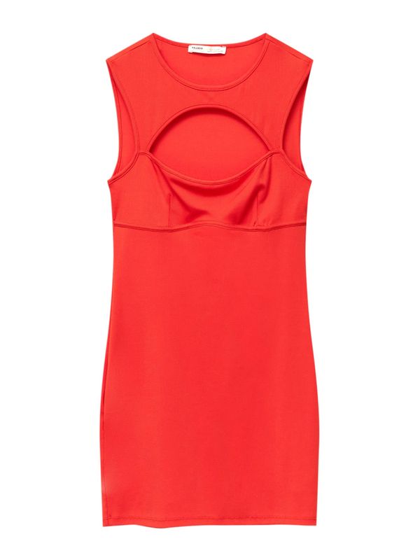 Pull&Bear Pull&Bear Рокля  тъмно коралово