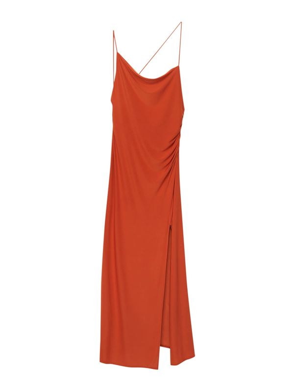 Pull&Bear Pull&Bear Рокля  тъмно коралово