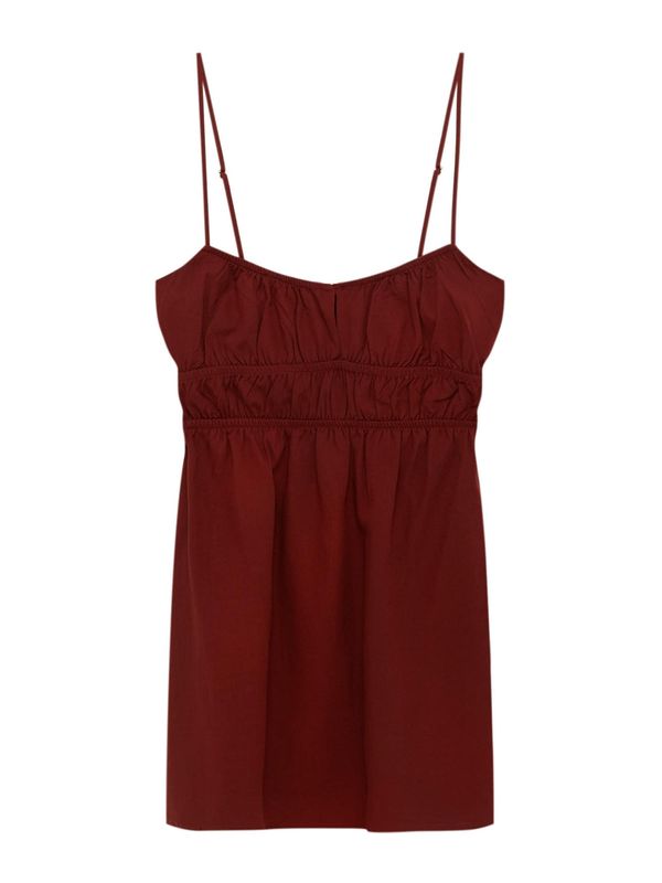 Pull&Bear Pull&Bear Рокля  тъмночервено