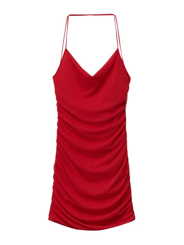 Pull&Bear Pull&Bear Рокля за коктейл  червено