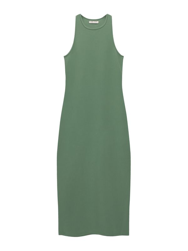Pull&Bear Pull&Bear Рокля  зелено